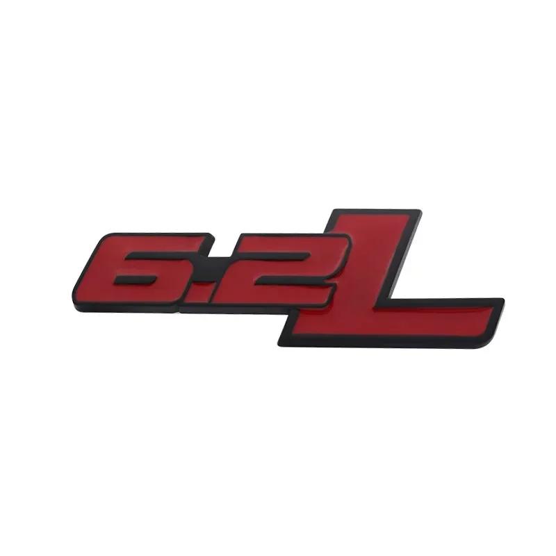 

3D Premium 6.2 L 6.2L car Hood Fender trunk Rear Bonnet Nameplate Decal Emblem Badge Sticker