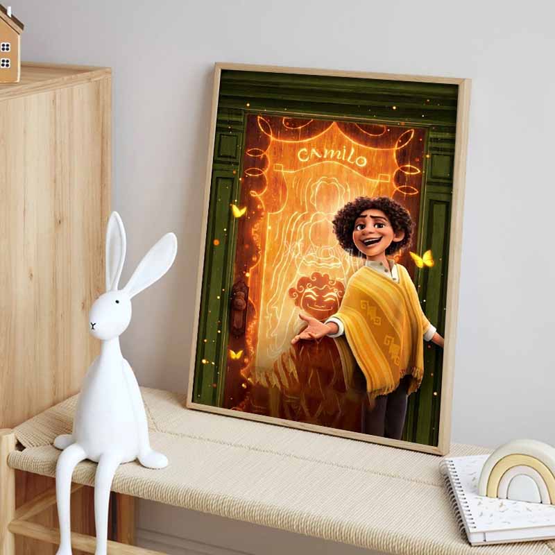 Disney Diamond Painting Camillo Theme Banner, Cartoon Diamond Painting Full Diamond Cross Stitch DIY Gift Home Decoration