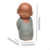 Kleine Mönchsstatue ,Mönchsornament ,Handwerk ,Schreibtischfigur Buddha-Skulptur für Schlafzimmer ,Büro