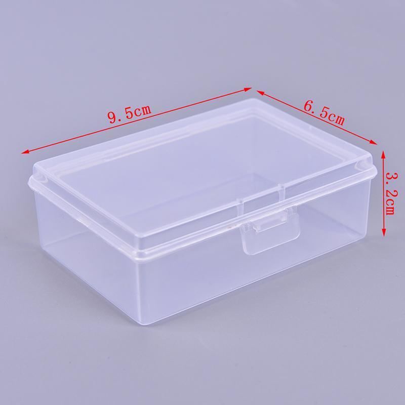 2Pcs/Set Transparent Plastic Boxes Playing Cards Container Storage Poker Case