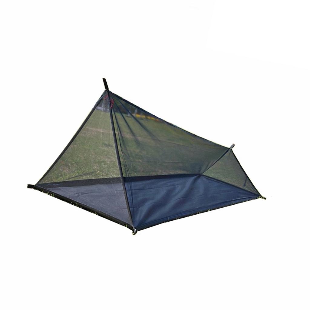 Outdoor Adventure Breathable Tent 40D Yarn Camping Tent Ligthweight Compact Portable Tent Black
