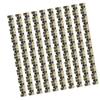 100 Pcs Spring Hinge Sturdy Iron Self Closing Spring Loaded Hinge for Glasses Case Jewelry Box