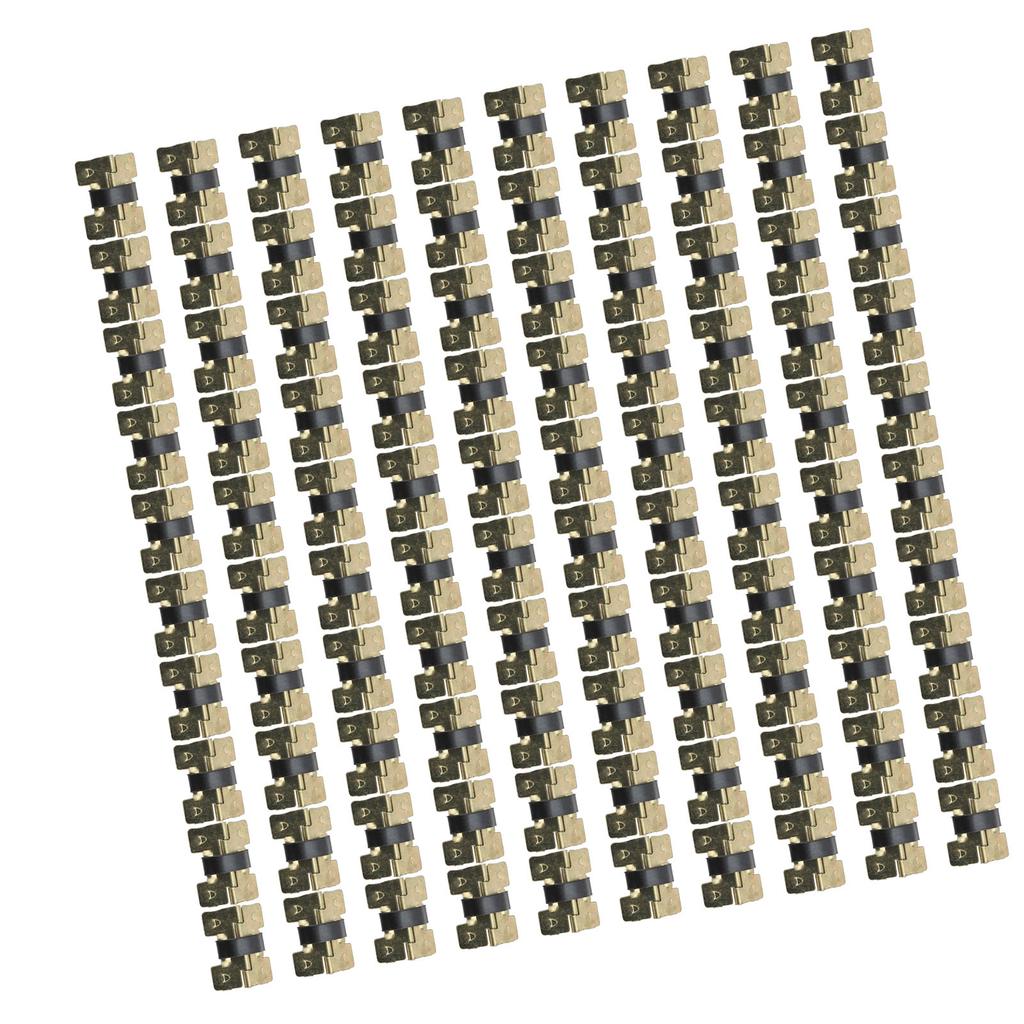 100 Pcs Spring Hinge Sturdy Iron Self Closing Spring Loaded Hinge for Glasses Case Jewelry Box