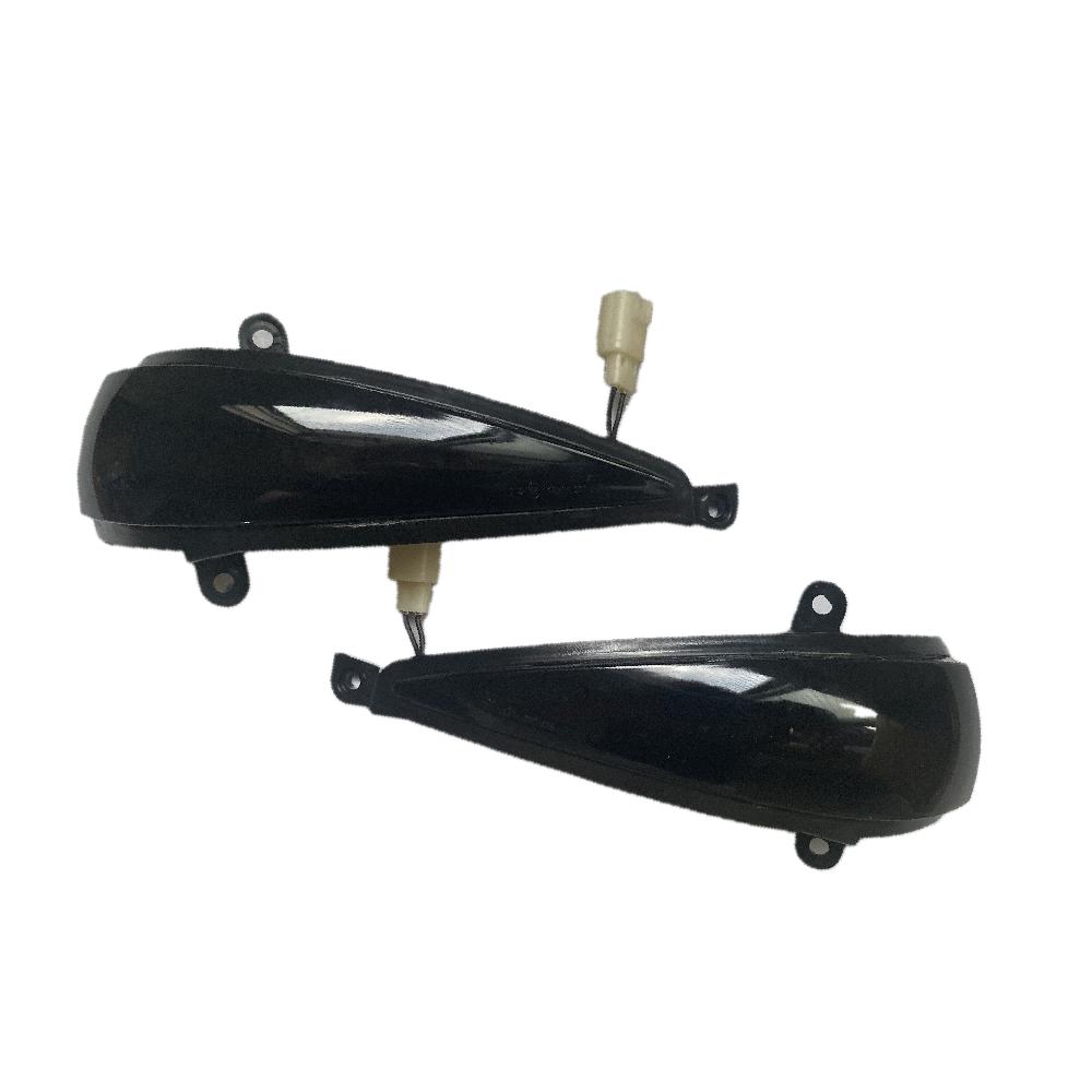 2Pcs Black Dynamic Led Side Wing Mirrors Turn Signal Light Indicator Lamp for Honda Civic MK8 Type-S Type-R Hatchback