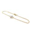 Les Trésors De Lily [J0100] - Gold Plated Bracelet 'Flora'
