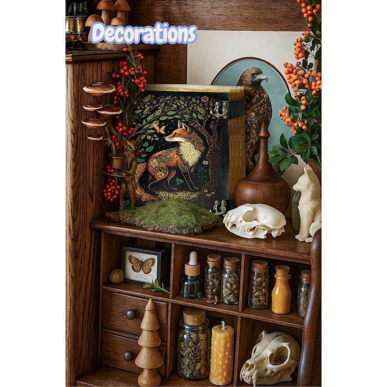 Fuchsleder Notizbuch: Großes Grimoire, Leeres Buch der Schatten