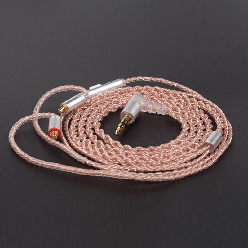 KBEAR Kui Bao 4-Core Oxygen-Free Copper Earphone Cable with Mic, L-Plug