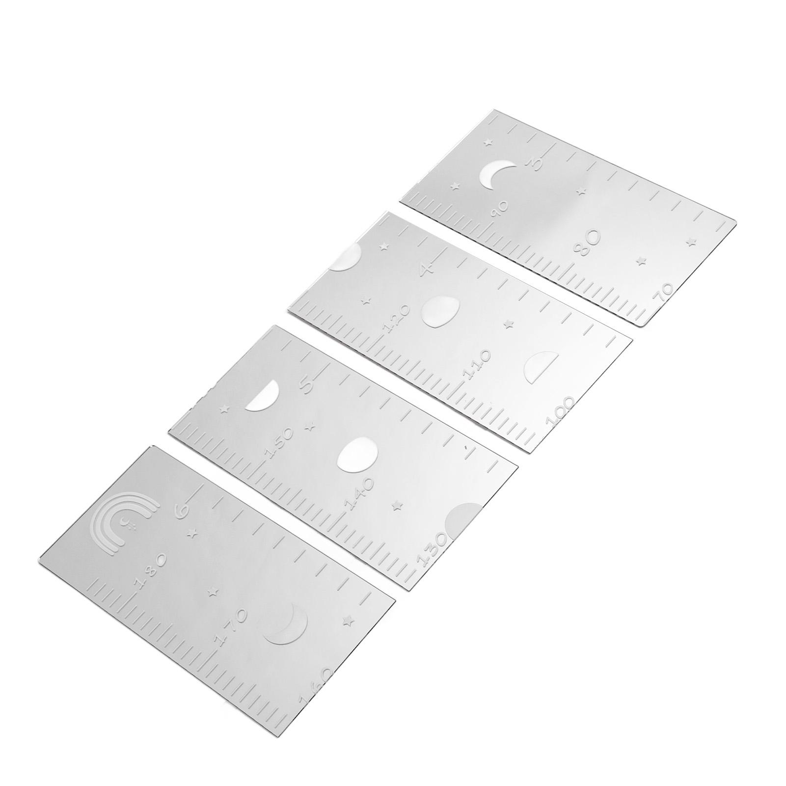 

Зеркало для измерения роста, многофункциональное, акриловое, ударопрочное, гибкое, линейка для измерения высоты на стену