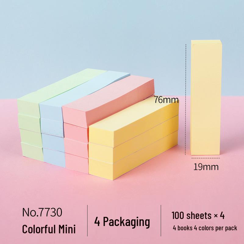 Cute High-Value Sticky Notes: Strong Adhesion Memo Pads & Index Stickers for Students