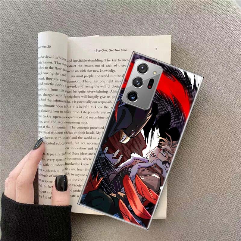Anime MHA Hawks BNHA Phone Case For Samsung Galaxy S25 Edge S24 S23 FE S22 S26 Ultra S21 S20 S10 Plus Capa Soft