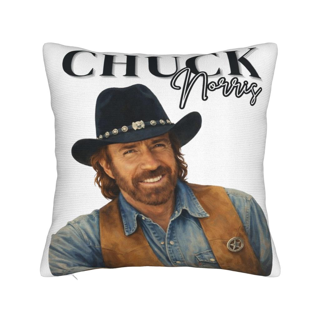 Decorative Pillowcase Rip Chuck Norris Never Dies Stuff Bed Pillow Case Cover Square Style Multiple Sizes