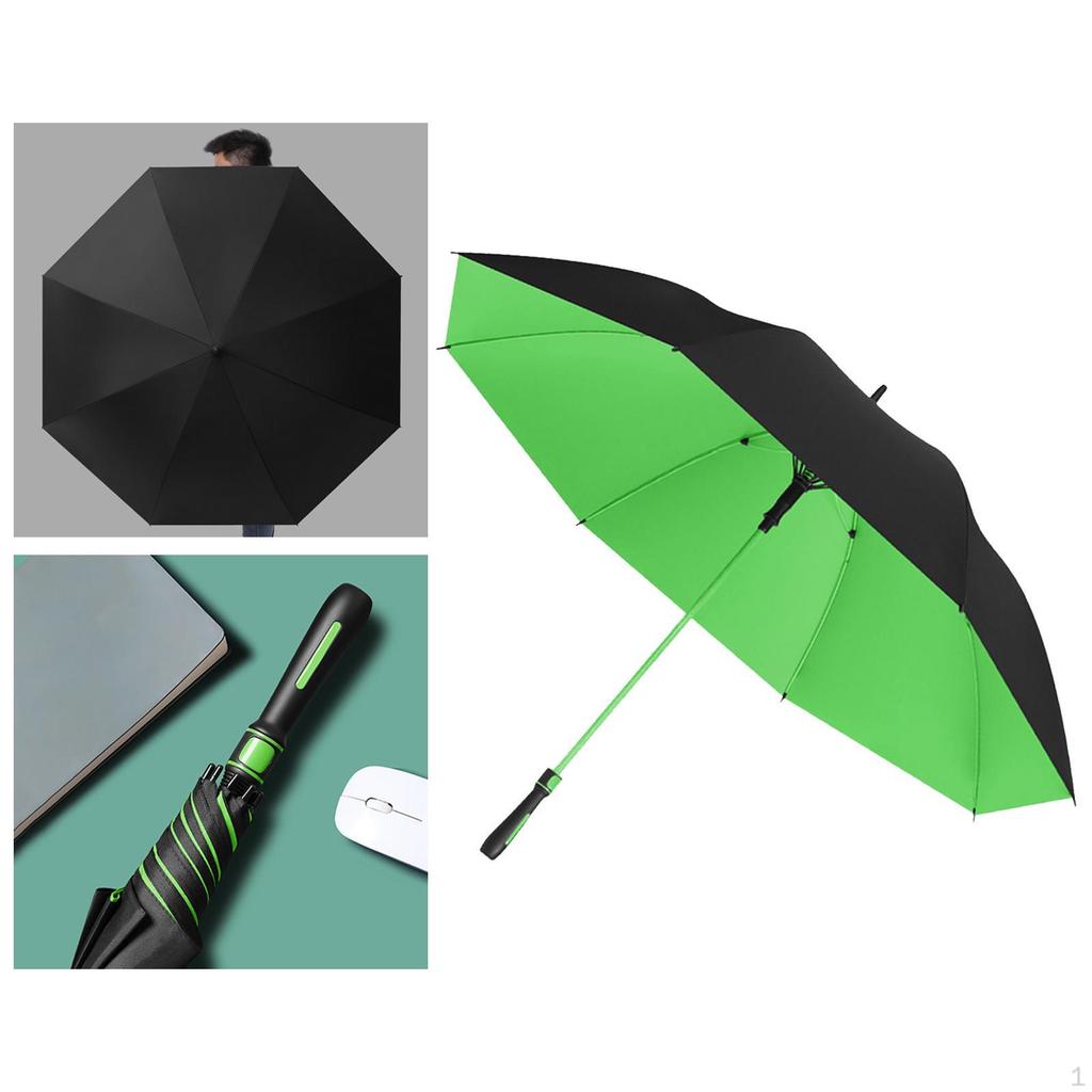Auto Open Long Handle Umbrella Large Rain Umbrellas for Hiking Travel Women