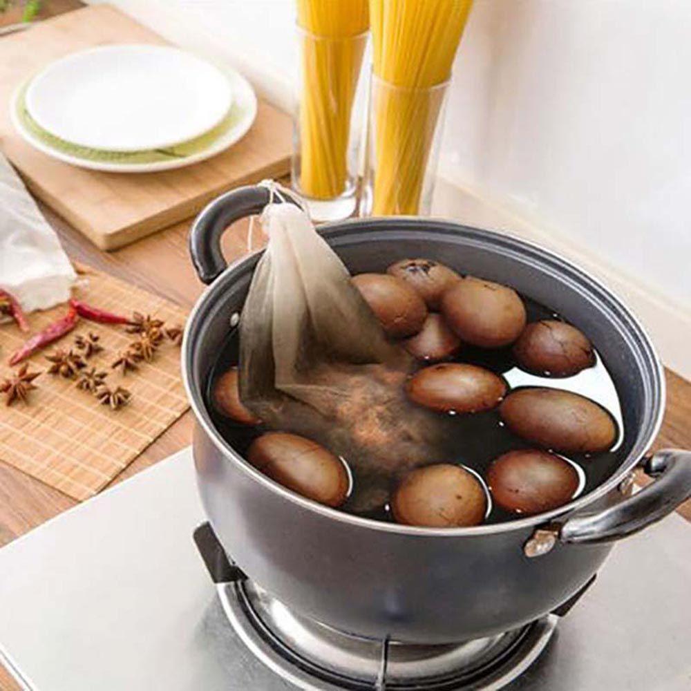 Large Reusable Herbs Cotton Filters Tea Bags Muslin