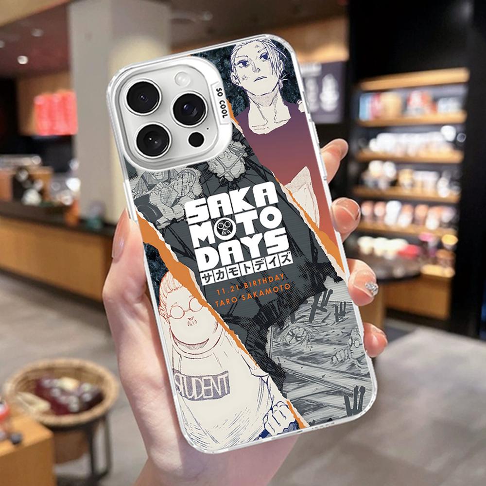 Popular Japanese Anime SAKAMOTO DAYS Phone Case For IPhone 16 15 14 13 12 11 Pro Max X XR XSMAX 8 7 Plus Matte Shockproof