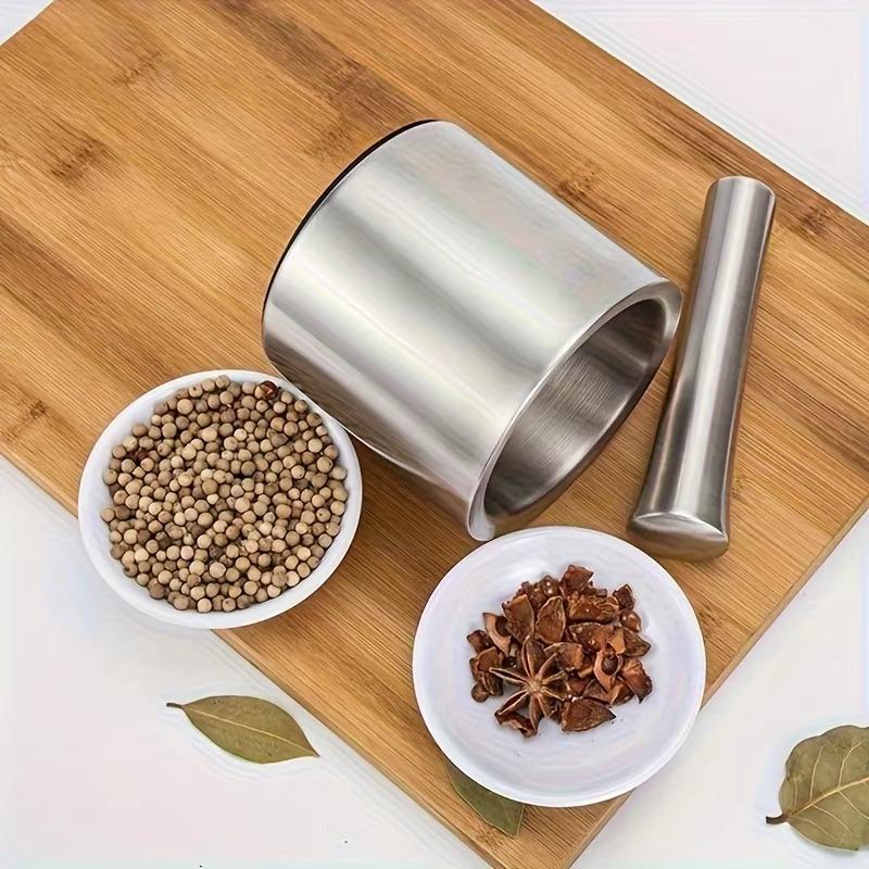 Kitchen Garlic Mortar, Pounding Chili Bowl, Mortar And Pestle Set For Garlic Peper, Garlic Crusher, Household Chili Grinder