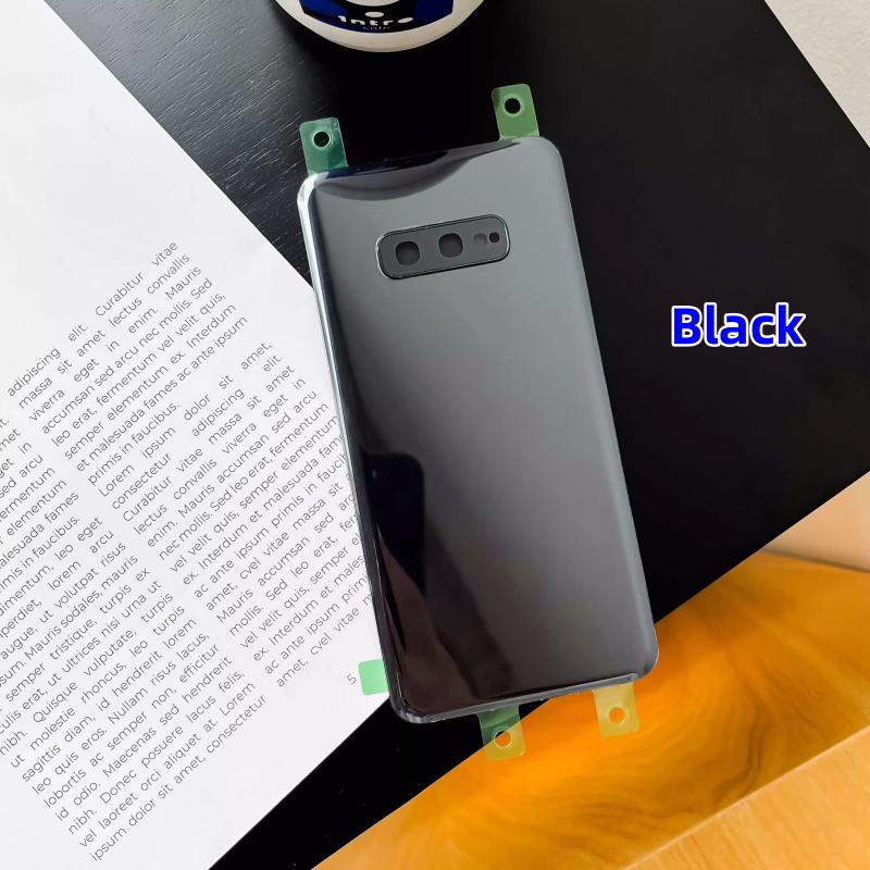 Back Glass Back Cover for Samsung Galaxy S10E SM-G9700 G970N/W G970U1 Battery Cover Housing Cover Repair Parts Battery Door