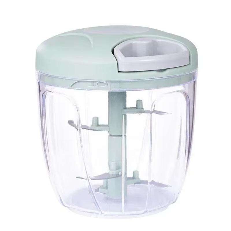 Manual Garlic Chopper Food Grinder Hand-Pulled Rotating Cutting Suitable for Vegetables Meat Fruit Onion Chopping Kitchen Tool