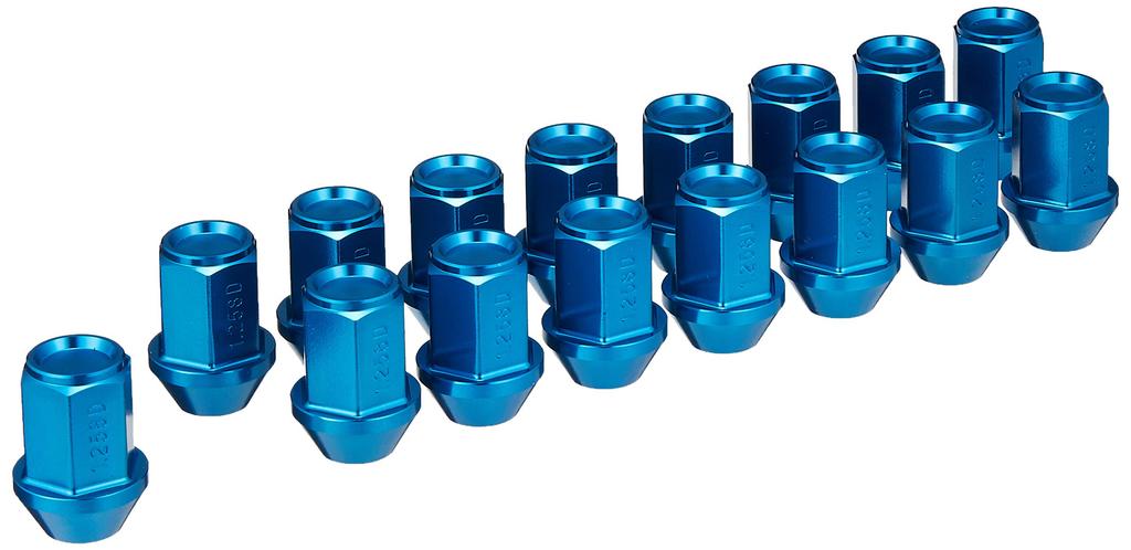 LEGGDURA RACING Wheel M12 x KIN36U KYO-EI (Kyoei Industry) Nuts, P1.25, Blue,