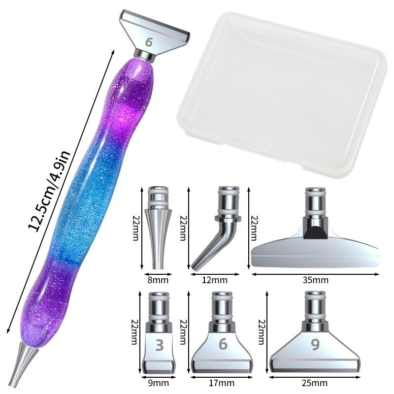 Diamond Art Painting Tools Glitter 5D Diamond Art Drill Pen Sticky Drill Dot Pen DIY Diamond Painting Kit Rhinestone Picker