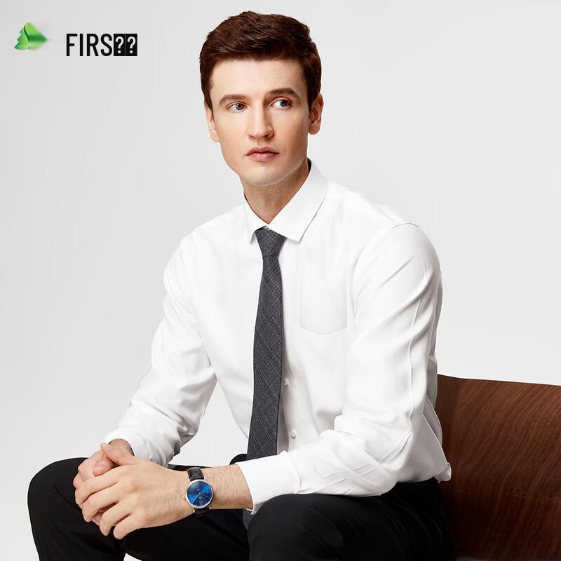 

Shanshan Men s Business Casual Silk Blend Long-Sleeve Shirt L