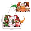 Exquisite Wooden Tags Creative Door Pendant Christmas Door Hanging Decoration  Halloween