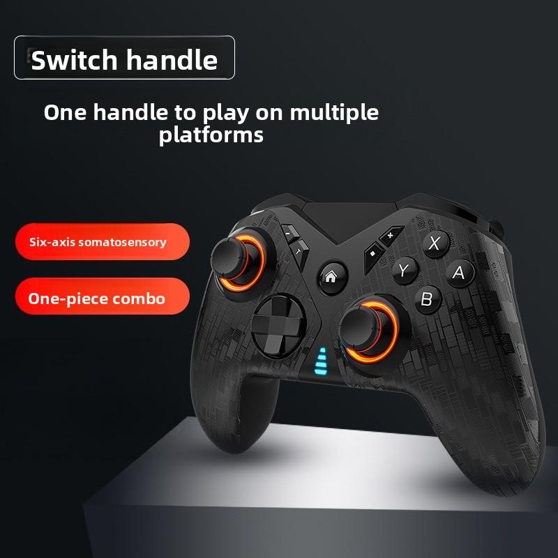 Switch2pro Handle Leather Grip PC Mobile Phone Steam Automatic Macro Gamer Glare Wireless Glare