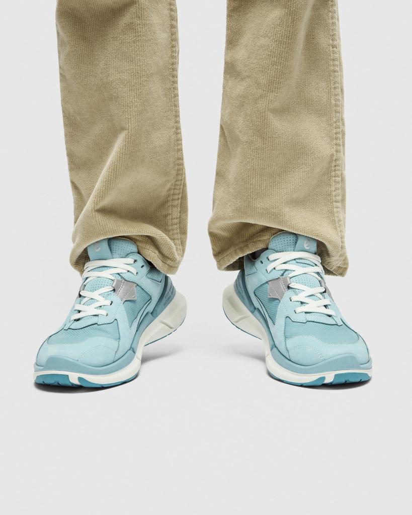 Biom Genuine Leather GORETEX Waterproof Versatile Athleisure Sneakers 83081359741 cm 3E [Echo] 2.2 Women's AQUATIC/AQUATIC 22.0 cm~22.5