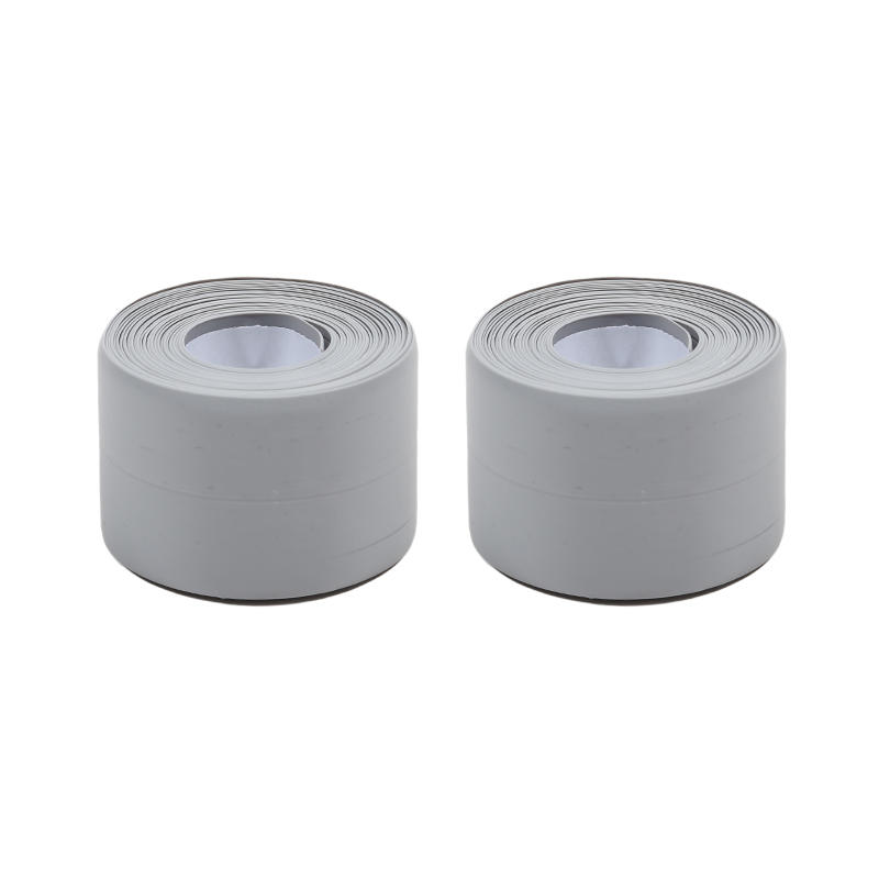 2 Roll PVC Sealing Strip Tape for Bathroom Bath Toilet Kitchen Caulk Tape Self Adhesive Waterproof Wall Sticker Mold Proof Tapes