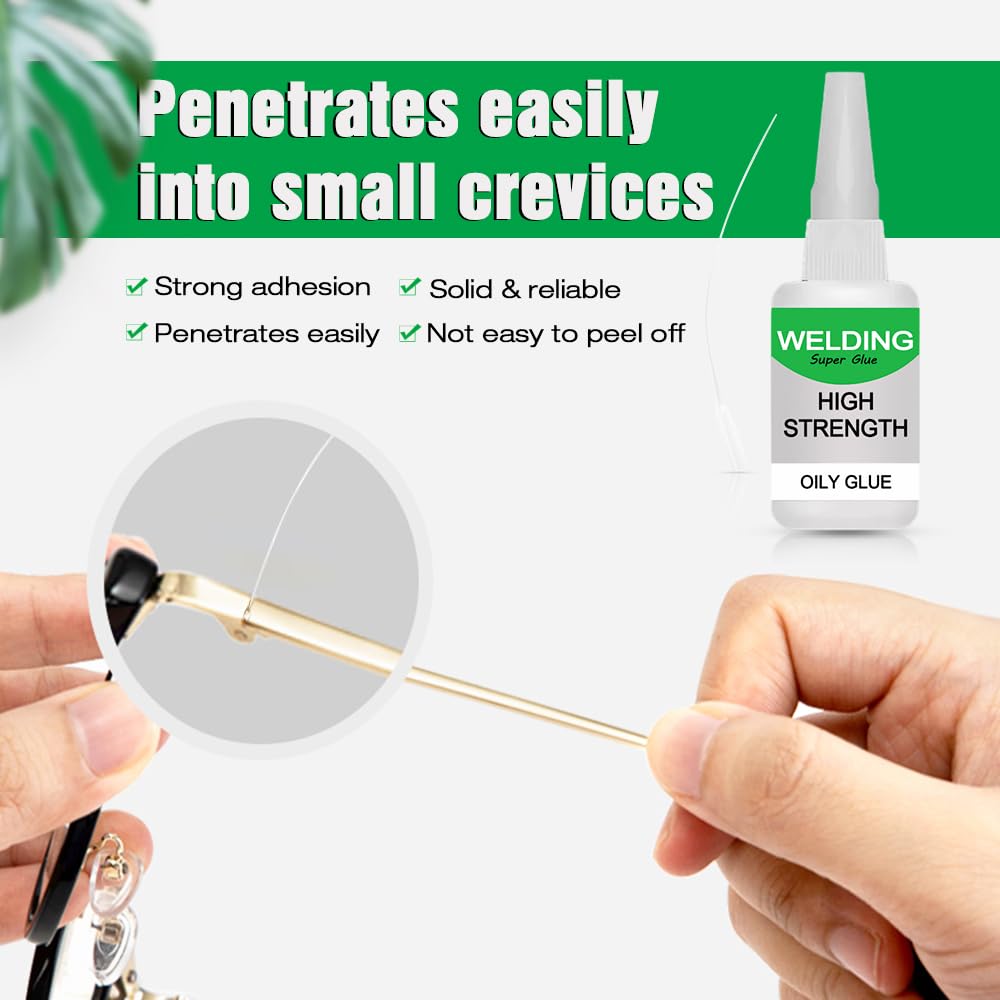 2 PCS Welding High Strength Oily Glue, 2025 New Multifunctional Glue Powerful Universal Super Fast Repair, Welding High-Strength Oily for Metal, Wood