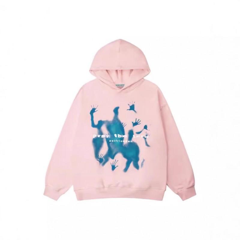 Heren Oversized Hoodie met 3D Digitale Print Streetwear Stijl Casual Pullover met Lange Mouwen