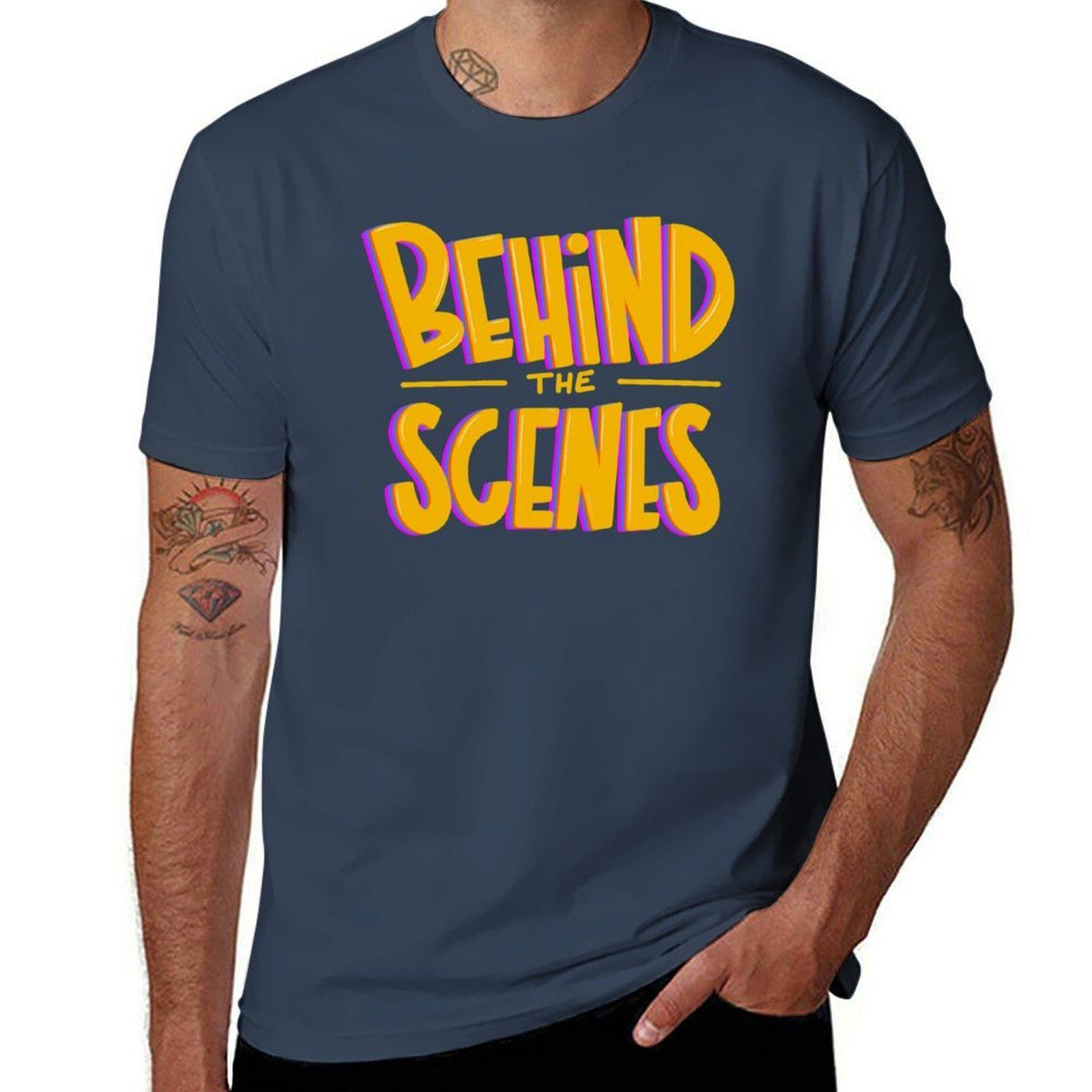 Behind the scenes TShirt Creative Graphic Tee Shirt S
