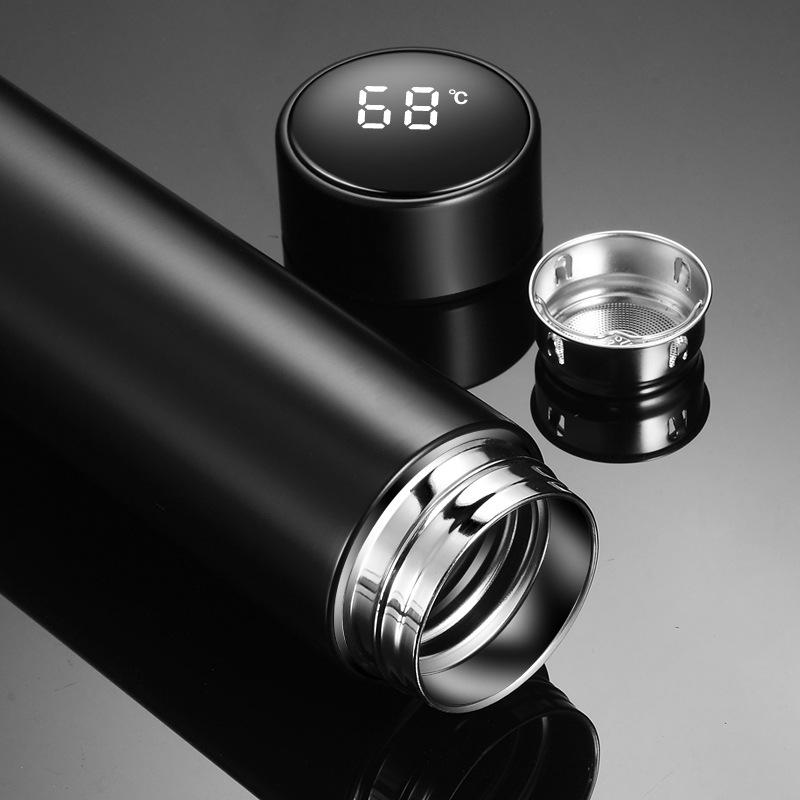 "304 Smart Thermos Cup with Temperature Display - Customizable Business Gift for Men and Women"