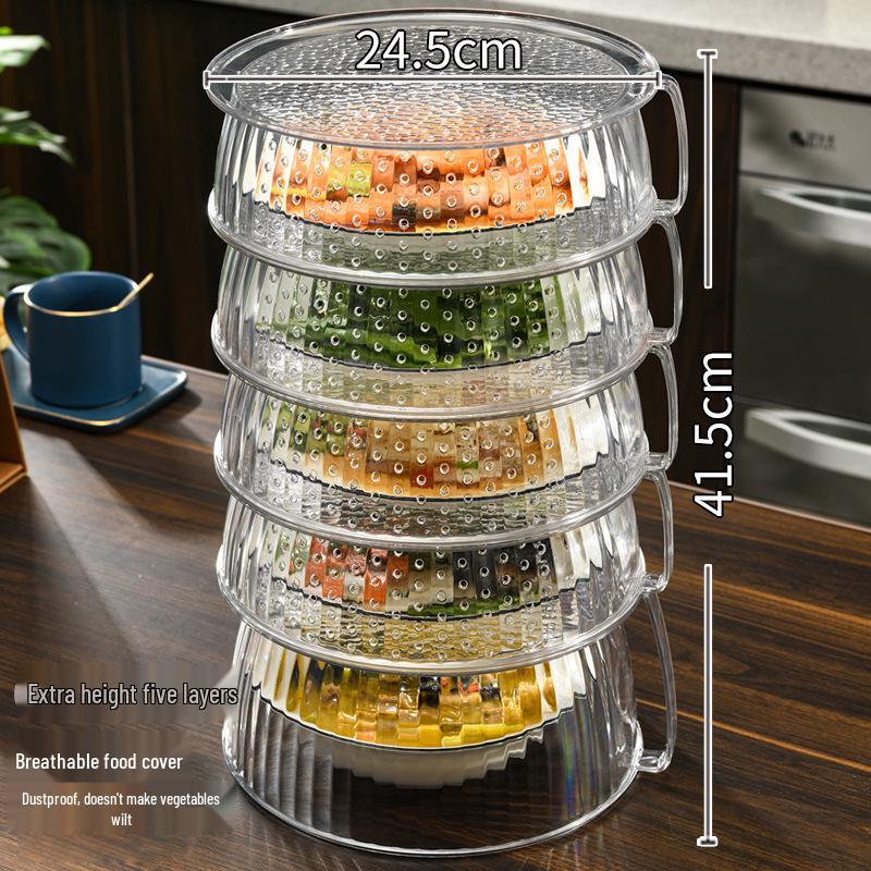 Folding Dustproof Food Cover & Storage Rack for Dining Table