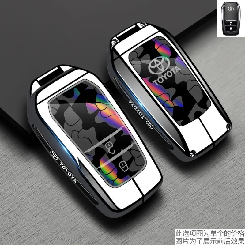 Car Remote Key Case Cover Shell For Toyota Corolla Prius Camry CHR C-HR RAV4 Altis Land Cruiser Prado Protector Keyless