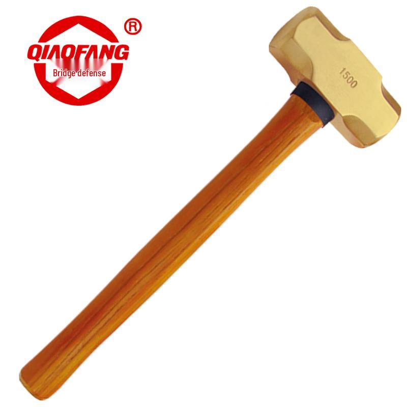 QIAOFANG Brass Head Octagonal Hammer