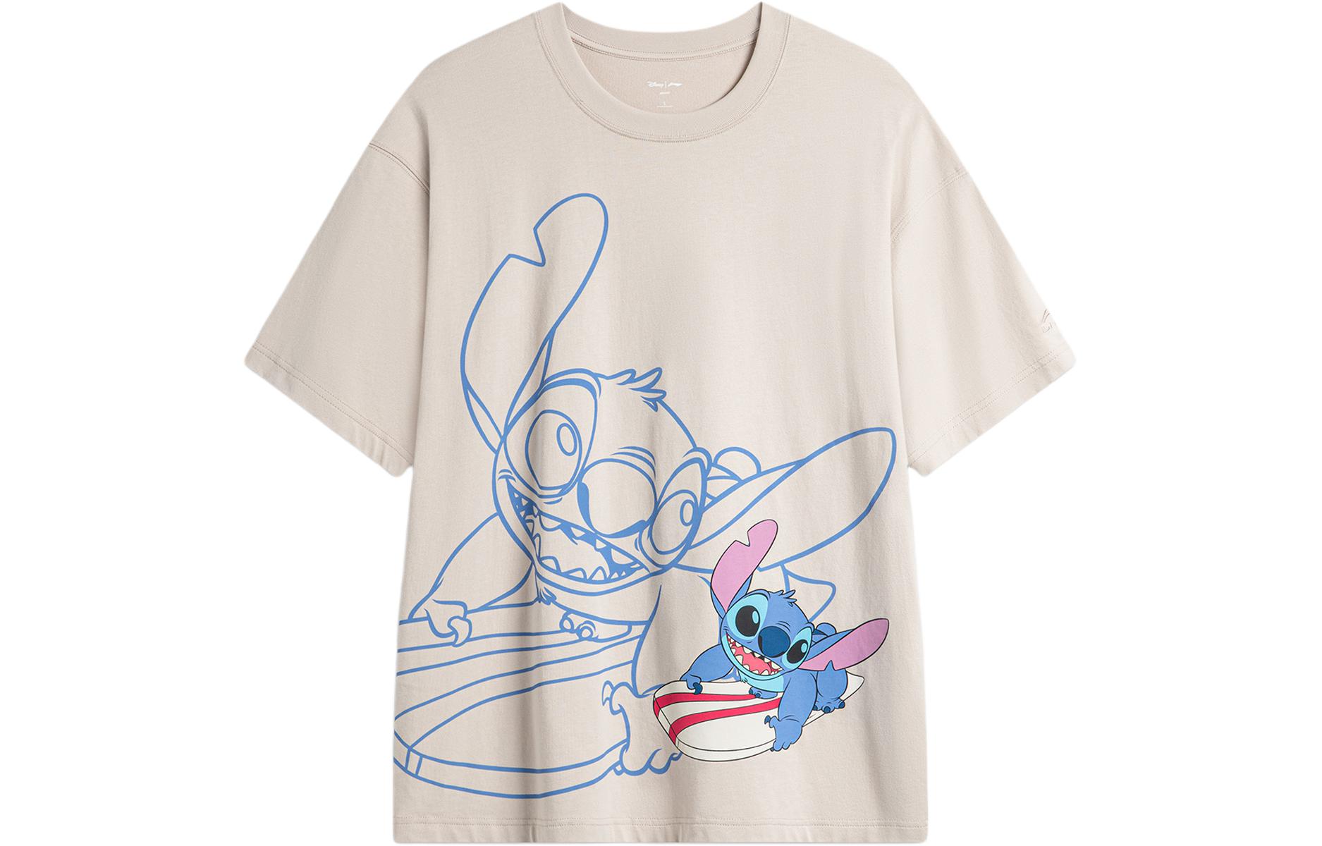 Li Ning x Disney T Shirt Men s Mica Gray ATSU157-5 XL