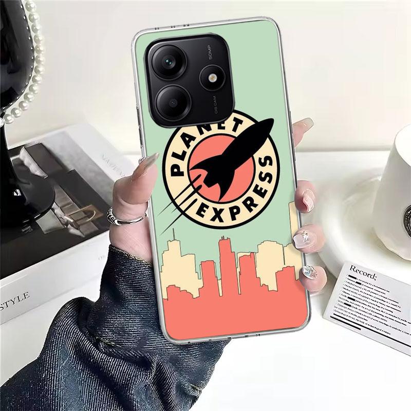 

Futurama Planet Express Мягкий чехол для телефона для Xiaomi Redmi Note 15 14 14S 13 12 Pro Plus 12S 11 11S 11E 10 10S 11T 5G Fundas Coque Note 15 Pro Plus