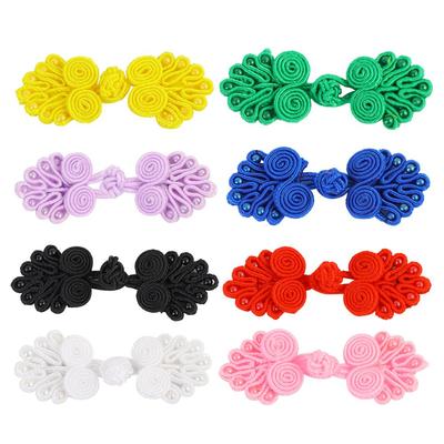 Cheongsam Knopf DIY Knöpfe Kostüm 5 Stück Verschlüsse Pankou für Tang-Anzug Chinesischer Knoten Frosch Handgemacht
