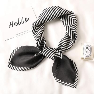 70 * 70cm New Silk Small Square Scarf For Women'S Neck Protection Professional Scarf Versatile Hair Tie Headscarf Scarf