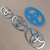 Toyota Car Emblems Set for Front, Rear, and Steering Wheel - Fits Camry, Crown, Reiz, Corolla, Vios, Highlander