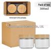 Large Glass Storage Jar with Bamboo Lid, Cereal & Yogurt Container, Sealed Oatmeal Cup