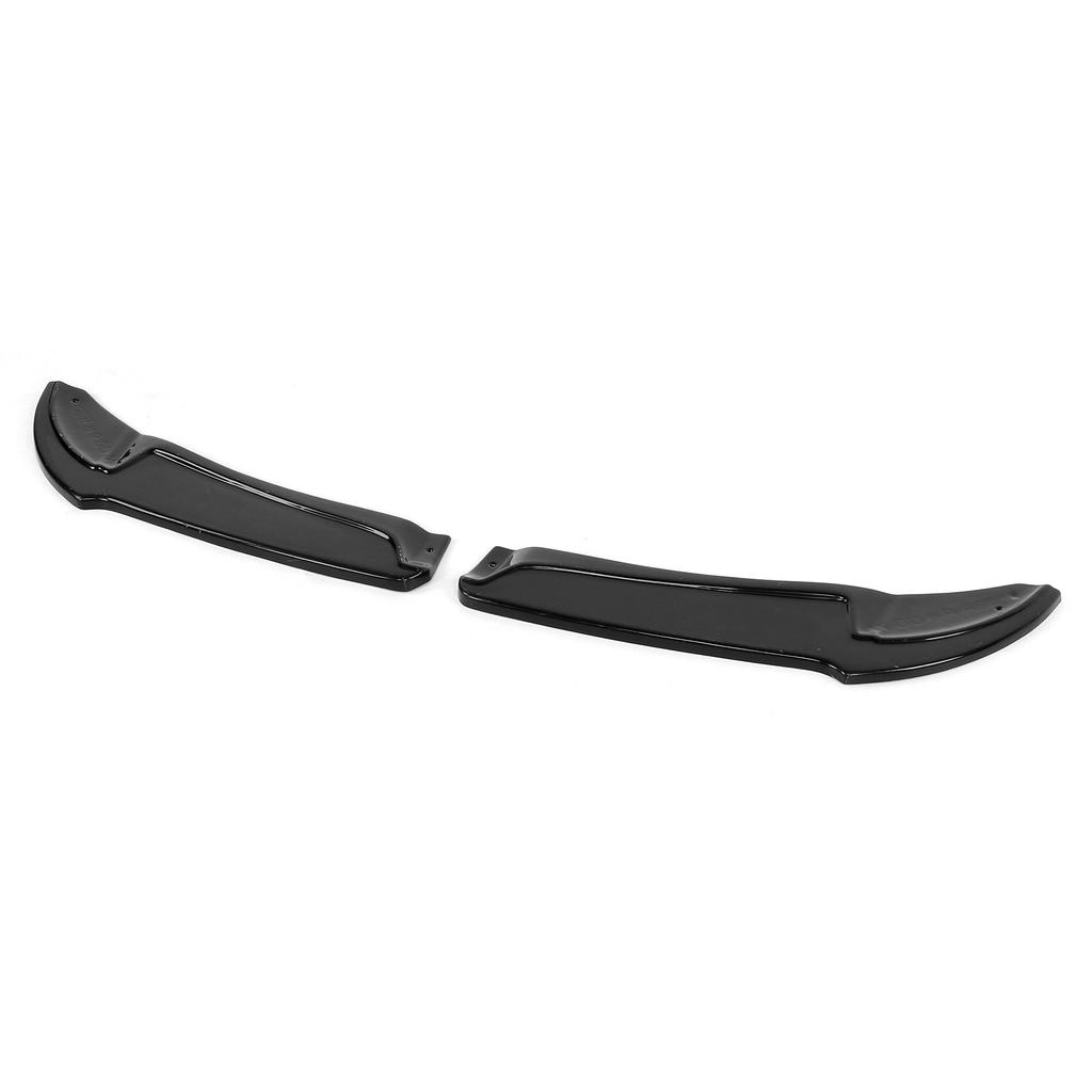 Gloss Black for Maxton Style Rear Bumper Side Splitters Replacement for MK6 R R20 2009‑2013