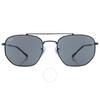 Ray Ban Blue Classic Irregular Unisex Sunglasses Rb3707 9257r5 57