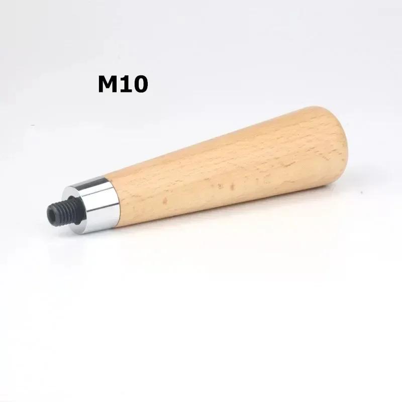 DIY  M10/M12 Thread Portafilter Handle for Italian Coffee Machine Solid Wooden Coffee Accessories Replacement