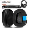 Coussinets d'oreille de remplacement Nullmini pour casques Logitech G335 G535 G733, bandeau, maille à gel rafraîchissant, blanc, coussinets d'oreille