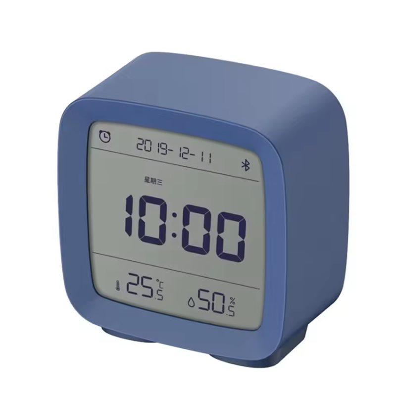 

AB66-Cleargrass Bluetooth Smart Alarm Clock LCD Screen Temperature Humidity Display Adjustable Night Light For Xiaomi For Mihome синій