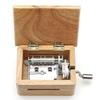 15 Tone Hand-Cranked DIY Music Box with Paper Strips Create Your Own Melodies Wooden Material 15-Note Mechanical Sound DIY Craft Music Kit for Custom-