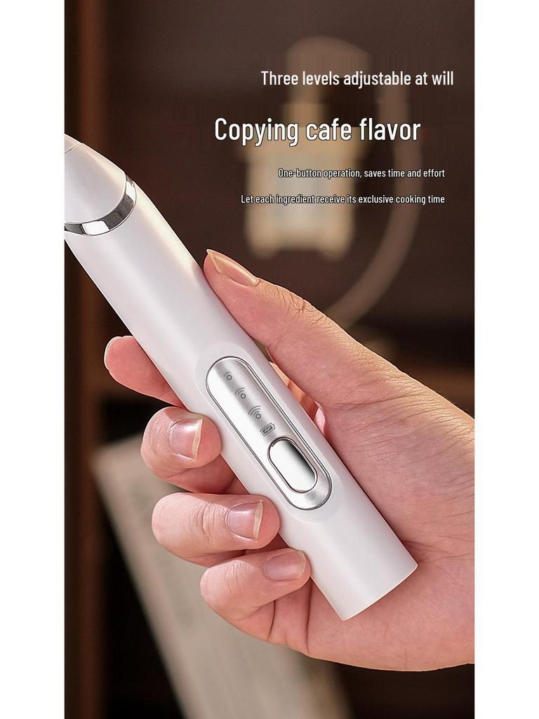 Electric Handheld Milk Frother & Egg Beater for Coffee and More
