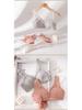 Eleganter Dreiecks-BH aus Maulbeerseide mit Spitze - Bequem, verstellbar, Lingerie im französischen Stil für Damen
