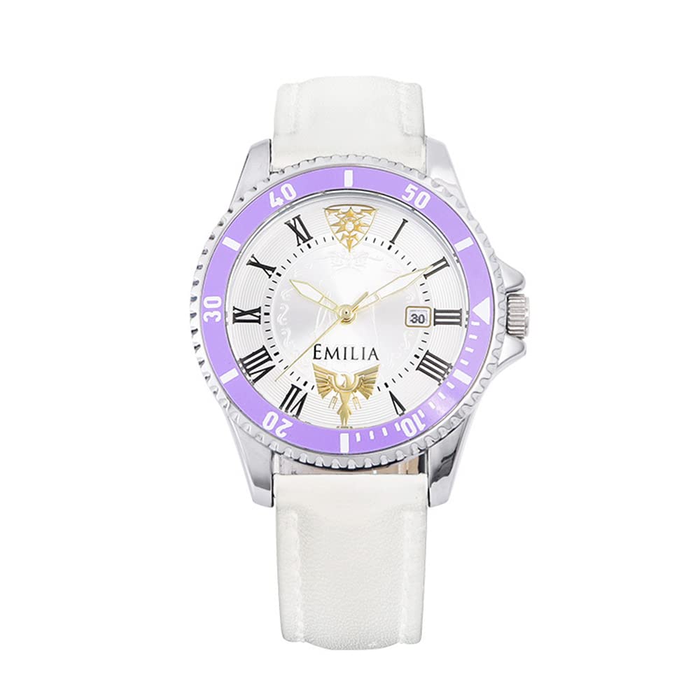 ReZero Starting Life Another World Wristwatch Quartz Watch Waterproof Lightweight Multifunctional Stylish Design Popular Anime Goods Commuting School